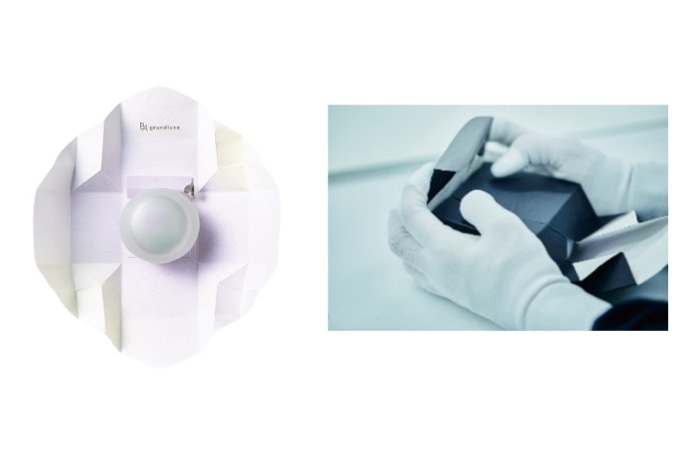 采用特别的包装设计,体现出“包裹赠送”的日本文化